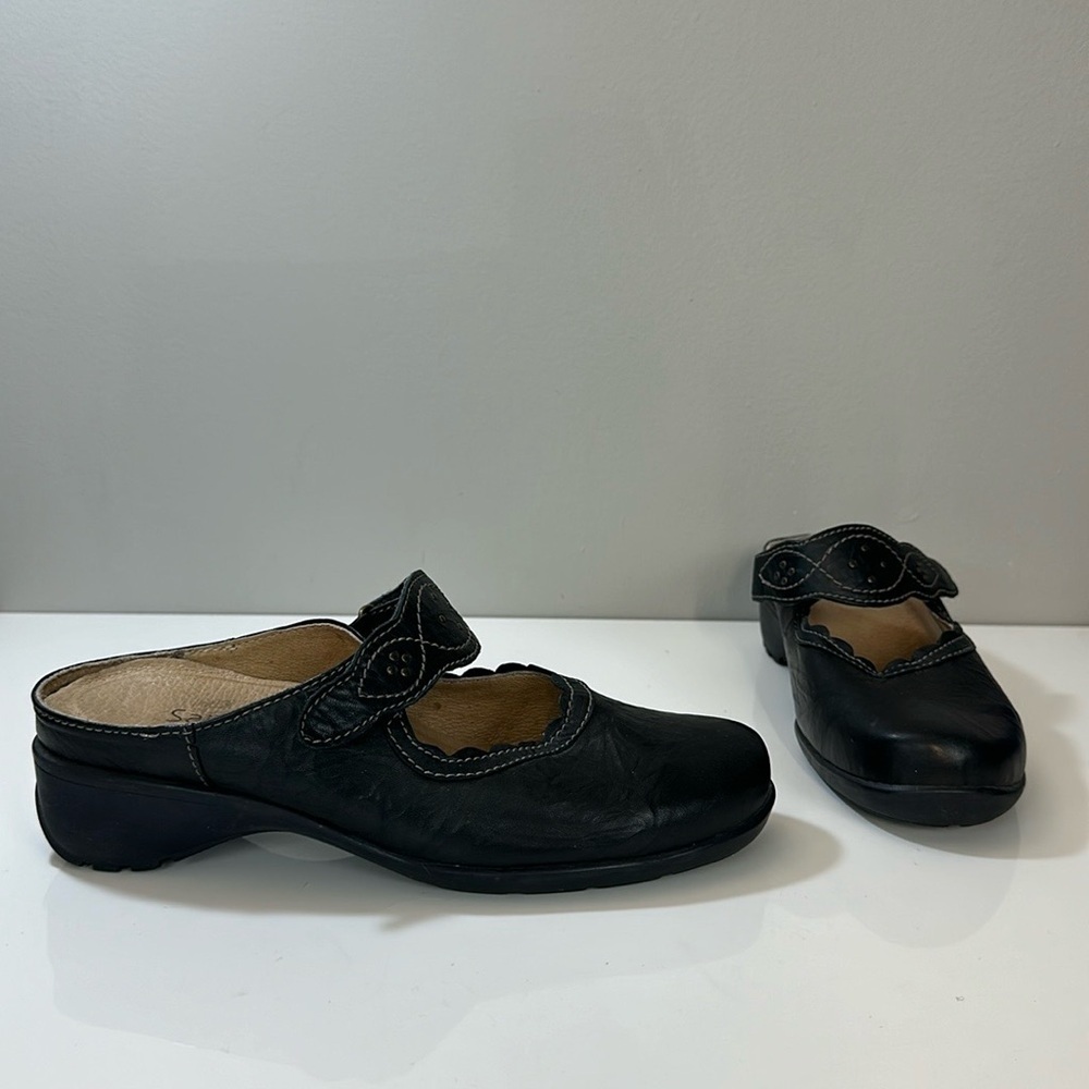 Sanita Black Mary‎ Jane Mules Size 39(8-8.5)